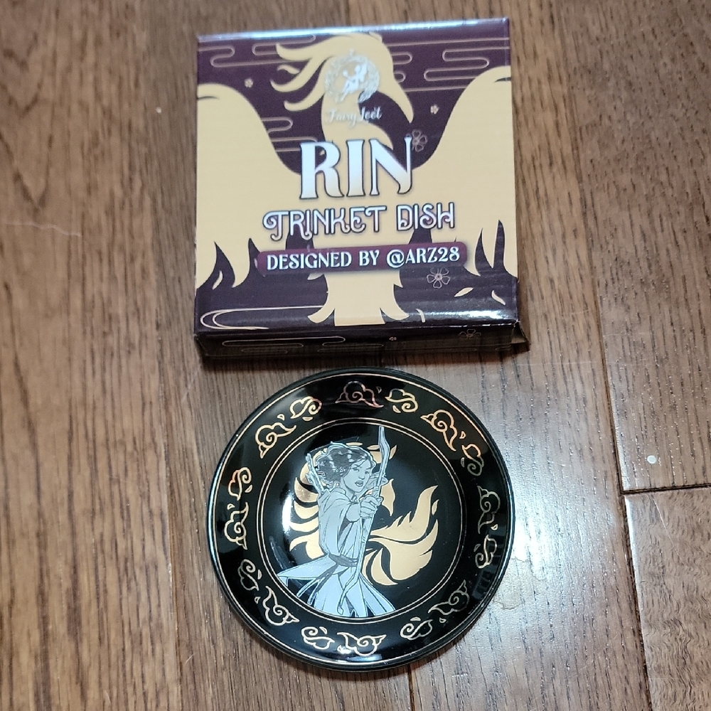 FairyTale RIN Trinket Dish - Black and Gold